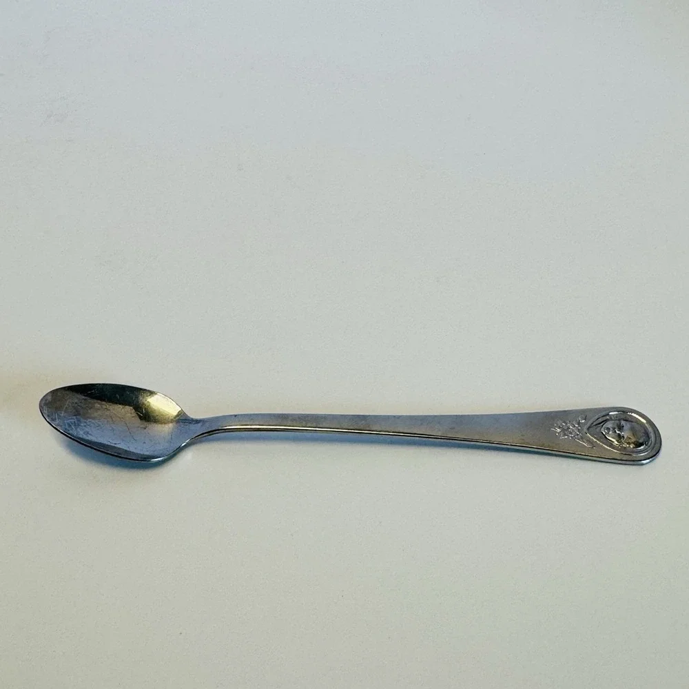 Vintage Gerber Oneida Baby Spoon Winthrop‎ Silver Plate 5.5